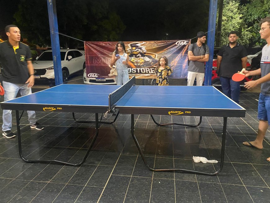 Atlética Impostores disponibiliza mesa de Ping Pong no pátio da FAAr para Estimular Prática Esportiva